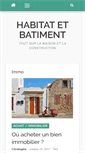 Mobile Screenshot of habitatetbatiment.fr